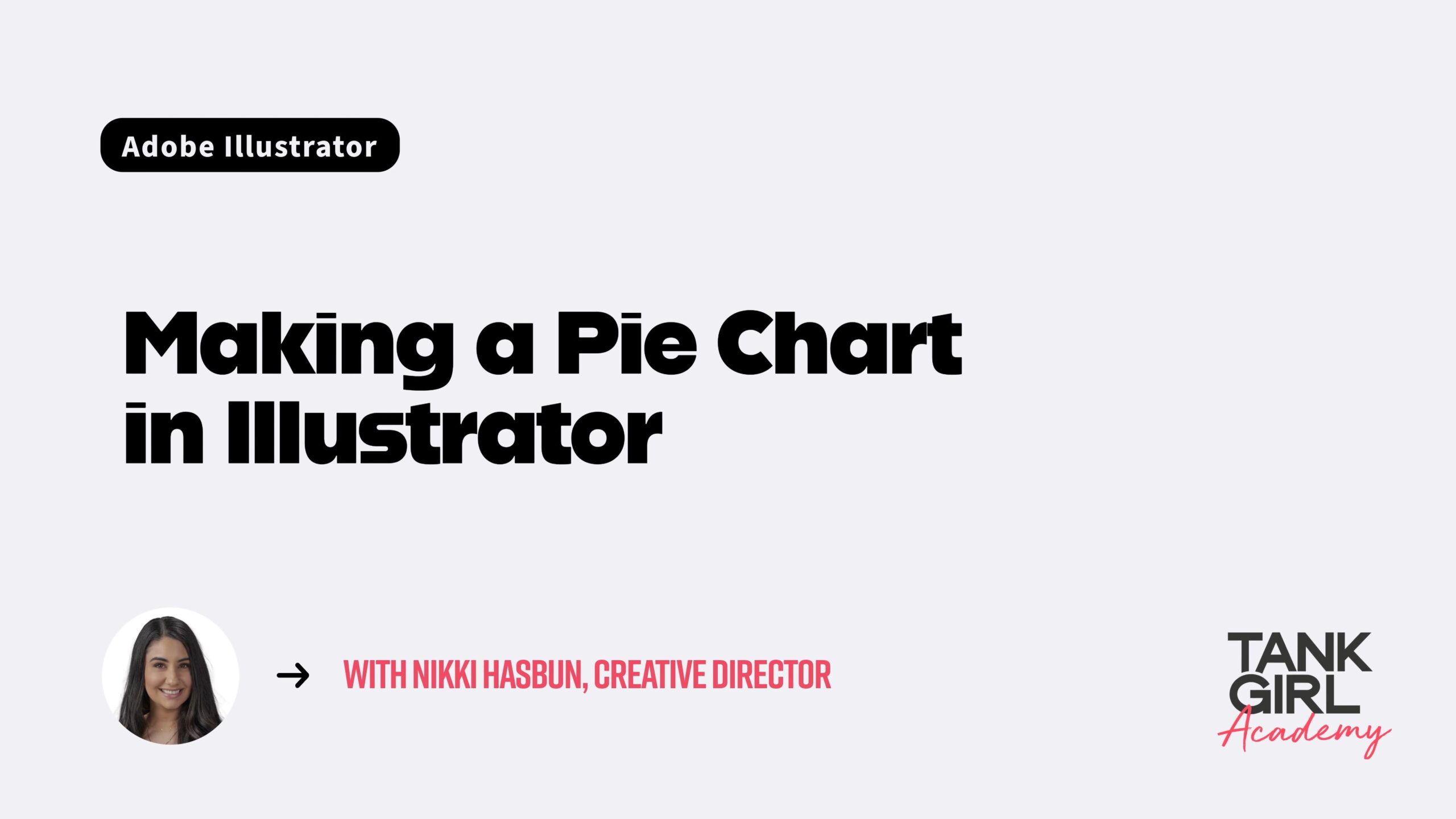 Making a Pie Chart in Illustrator Tank Girl Marketing